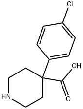 4-(4-CHLOROPHENYL)PIPERIDINE-4-CARBOXYLIC ACID,760943-97-3,结构式