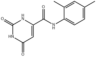 4-Pyrimidinecarboxamide,N-(2,4-dimethylphenyl)-1,2,3,6-tetrahydro-2,6-dioxo- 结构式
