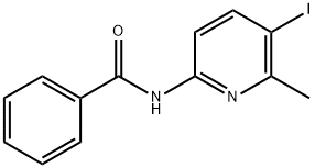 N-(5-IODO-6-METHYL-2-PYRIDINYL)-BENZAMIDE Struktur