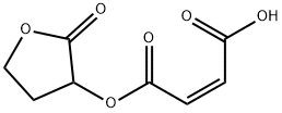 2-Butenedioicacid(2Z)-,mono(tetrahydro-2-oxo-3-furanyl)ester(9CI) Struktur
