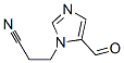 1H-Imidazole-1-propanenitrile, 5-formyl- (9CI) 化学構造式