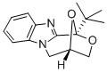 1,4-Epoxy-1H,3H-(1,4)oxazepino(4,3-a)benzimidazole, 4,5-dihydro-1-(1,1 -dimethylethyl)- 化学構造式
