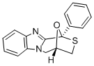 1,4-Epoxy-1H,3H-(1,4)thiazepino(4,3-a)benzimidazole, 4,5-dihydro-1-phe nyl- 结构式