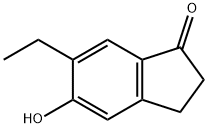 1H-Inden-1-one,6-ethyl-2,3-dihydro-5-hydroxy- Struktur