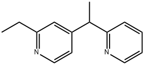 Pyridine, 2-ethyl-4-[1-(2-pyridinyl)ethyl]- (9CI) Structure