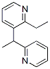 Pyridine, 2-ethyl-3-[1-(2-pyridinyl)ethyl]- (9CI) Struktur