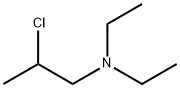 (2-クロロプロピル)ジエチルアミン 化学構造式