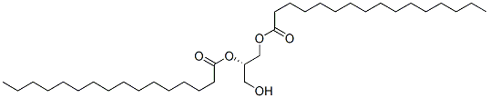 ジパルミチン酸3-ヒドロキシ-1,2-プロパンジイル 化学構造式