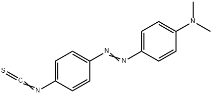 4-(ジメチルアミノ)アゾベンゼン4'-イソチオシアナート 化学構造式