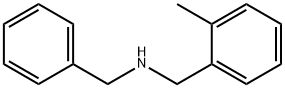 N-ベンジル-N-(2-メチルベンジル)アミン HYDROCHLORIDE 化学構造式