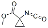 Cyclopropanecarboxylic acid, 1-isocyanato-, methyl ester (9CI) Structure