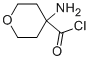 2H-Pyran-4-carbonyl chloride, 4-aminotetrahydro- (9CI) Struktur