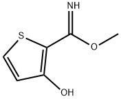 2-Thiophenecarboximidic acid, 3-hydroxy-, methyl ester (9CI) Struktur