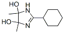 1H-Imidazole-4,5-diol, 2-cyclohexyl-4,5-dihydro-4,5-dimethyl- (9CI) Struktur