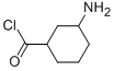 Cyclohexanecarbonyl chloride, 3-amino- (9CI) Struktur