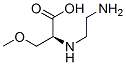 L-Serine, N-(2-aminoethyl)-O-methyl- (9CI) Struktur