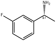 (R)-1-(3-Fluorophenyl)ethylamine 化学構造式