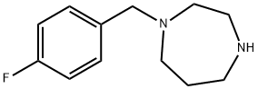 1-(4-フルオロベンジル)-1,4-ジアゼパン 化学構造式