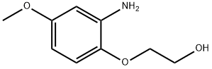 Ethanol, 2-(2-amino-4-methoxyphenoxy)- (9CI) Struktur