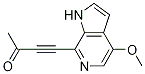 3-Butyn-2-one, 4-(4-Methoxy-1H-pyrrolo[2,3-c]pyridin-7-yl)- Structure