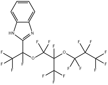 76145-90-9 PERFLUORO(5-METHYL-3,6-DIOXANONAN-2-YL)-2-1H-BENZIMIDAZOLE