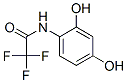 Acetamide, N-(2,4-dihydroxyphenyl)-2,2,2-trifluoro- (9CI) 化学構造式
