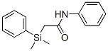 2-(Dimethylphenylsilyl)-N-phenylacetamide Struktur