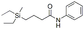 4-(Diethylmethylsilyl)-N-phenylbutanamide 结构式
