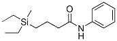 4-(Diethylmethylsilyl)-N-phenylbutanamide Struktur