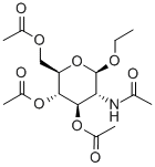 乙基-2-乙酰氨基-3,4,6-三-O-乙酰基-2-脱氧-Β-D-吡喃葡萄糖苷,76155-50-5,结构式