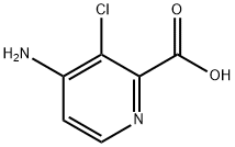 4-氨基-3-氯吡啶甲酸 结构式