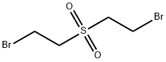 1-bromo-2-(2-bromoethylsulfonyl)ethane Struktur