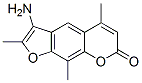 3-Amino-2,5,9-trimethyl-7H-furo(3,2-g)(1)benzopyran-7-one Structure