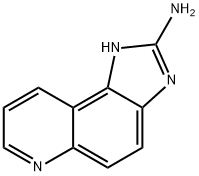 1H-Imidazo(4,5-f)quinolin-2-amine 结构式