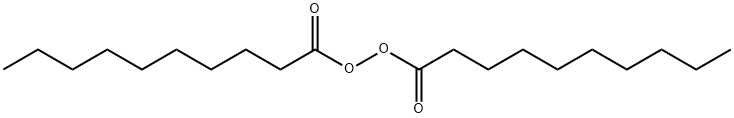 ジデカノイルペルオキシド 化学構造式