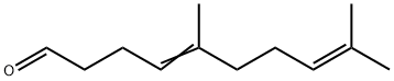5,9-ジメチル-4,8-デカジエナール 化学構造式