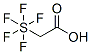 (Carboxymethyl)pentafluorosulfur(VI) Struktur