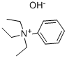 TRIETHYLPHENYLAMMONIUM HYDROXIDE Structure