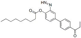 [4-(4-propanoylphenyl)diazenylphenyl] nonanoate Structure