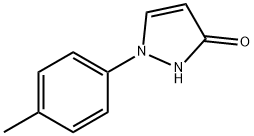 1-(对甲苯基)-1H-吡唑-3-醇 结构式