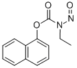 1-Naphthyl-N-ethyl-N-nitrosocarbamate  Struktur