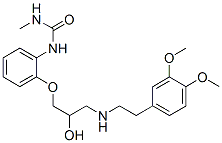 N-[2-[3-(3,4-디메톡시페네틸아미노)-2-히드록시프로폭시]페닐]-N'-메틸우레아