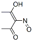3-Penten-2-one, 4-hydroxy-3-nitroso-, (Z)- (9CI) Struktur