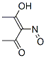 3-Penten-2-one, 4-hydroxy-3-nitroso-, (Z)- (9CI) 结构式