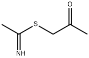 Ethanimidothioic acid, 2-oxopropyl ester (9CI) Struktur