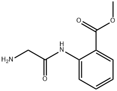 Benzoic acid, 2-[(aminoacetyl)amino]-, methyl ester (9CI) Struktur