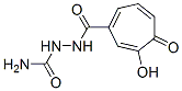 1,3,6-Cycloheptatriene-1-carboxylic acid, 6-hydroxy-5-oxo-, 2-(aminocarbonyl)hydrazide (9CI),762201-17-2,结构式