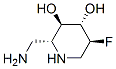 3,4-Piperidinediol,2-(aminomethyl)-5-fluoro-,[2R-(2alpha,3beta,4alpha,5beta)]-(9CI) Struktur