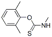 Carbamothioic acid, methyl-, O-(2,6-dimethylphenyl) ester (9CI) Struktur