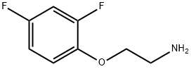 2-(2,4-二氟苯氧基)乙-1-胺, 762228-01-3, 结构式